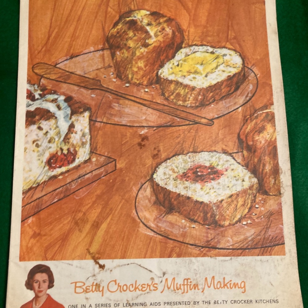 Betty Crocker Muffin Making Booklet Vintage General Mills